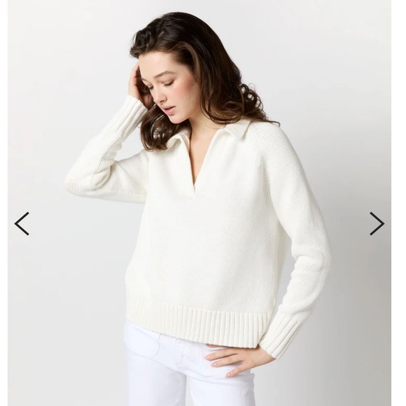 Ann Mashburn Johnny collar Sweater